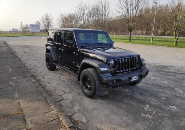 Jeep Wrangler cena 179000 przebieg: 43000, rok produkcji 2021 z Marki małe 301